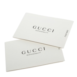 Gucci Black GG Supreme Canvas and Leather Web Backpack