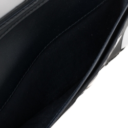 Gucci Navy Blue Guccissima Leather Long Wallet