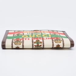 Gucci Multicolor Print Canvas and Leather 100 Centennial Pouch