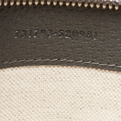 Pre Owned Gucci Dark Grey GG Supreme Canvas Medium Ophidia Tote