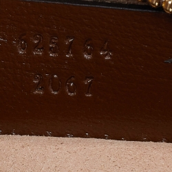 Gucci Brown/Tan GG Supreme Canvas and Leather Pouch