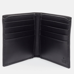 Gucci Beige GG Supreme Canvas Kingsnake Bifold Wallet