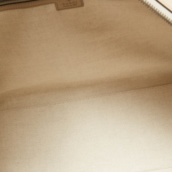 Gucci Beige GG Supreme Canvas Medium Savoy Duffle Bag