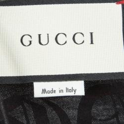 Gucci Brown Tiger Motif Distressed Effect Short Sleeve T-Shirt XL