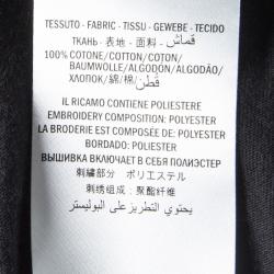 Gucci Brown Tiger Motif Distressed Effect Short Sleeve T-Shirt XL
