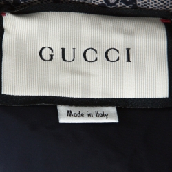 Gucci Multicolor GG Supreme Web Stripe Track Jacket M 