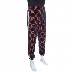 Gucci Bicolor GG Chenile Velvet Jogger Pants M