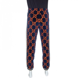Gucci Bicolor GG Chenile Velvet Jogger Pants M