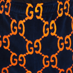 Gucci Bicolor GG Chenile Velvet Jogger Pants M