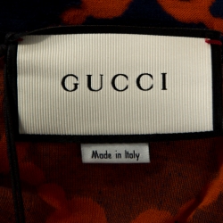 Gucci Bicolor GG Chenille Velvet Zip Front Jacket L