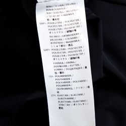 Gucci Black Synthetic Hysteria Web Zip Front Track Jacket M