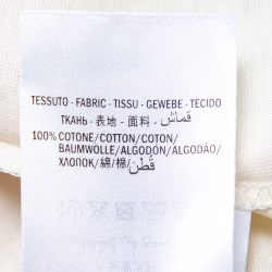Gucci Garden Cream Printed Cotton Crewneck T-Shirt M