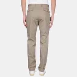 Pre Owned Gucci Khaki Green Cotton Pants L (IT 50)
