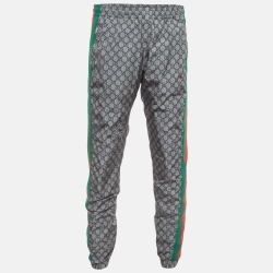 Gucci Blue GG Supreme Web Print Track Pants L