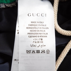 Gucci Blue GG Supreme Web Print Track Pants L