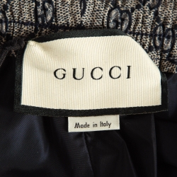 Gucci Blue GG Supreme Web Print Track Pants L