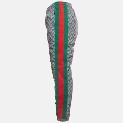 Gucci Blue GG Supreme Web Print Track Pants L