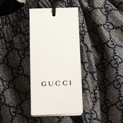 Gucci Blue GG Supreme Web Print Track Pants L
