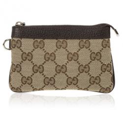 مملوكة مسبقًا Gucci Beige Monogram Coin Purse