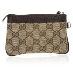 مملوكة مسبقًا Gucci Beige Monogram Coin Purse
