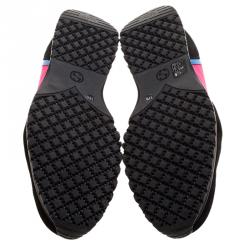 Gucci Multicolor Canvas and Suede Icaro Sneakers Size 49