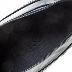 Gucci Black Patent Leather Lace Up Derby Size 45