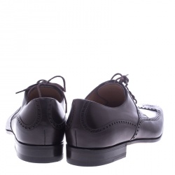 Gucci Brown Leather Lace Up Oxfords Size 41