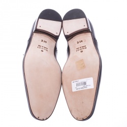 Gucci Brown Leather Lace Up Oxfords Size 41