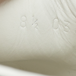 مملوكة مسبقًا Gucci Black Guccissima Leather Web Detail Ace Sneakers Size 42.5