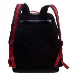 Gucci Black Mesh Embroidered Hollywood Backpack 