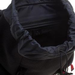Gucci Black Mesh Embroidered Hollywood Backpack 