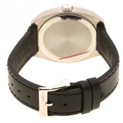 مملوكة مسبقًا Gucci Black Stainless Steel 142.3 Men's Wristwatch 40 mm