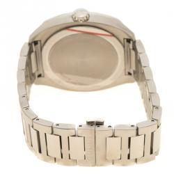 Pre Owned Gucci Black Stainless Steel 142.2 Men's Wristwatch 44 mm