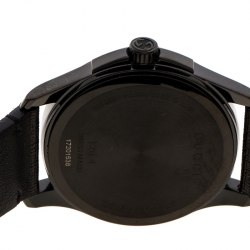 Pre Owned Gucci Black Stainless Steel Ghost G-Timeless 126.4 Men's Wristwatch 38 mm
