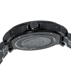 Gucci Black PVD Coated Stainless Steel Dive 136.2 Men's Wristwatch 45 mm