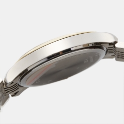 Gucci Silver Two Tone Stainless Steel G-Timeless 126.4 Man's Wristwatch 40mm