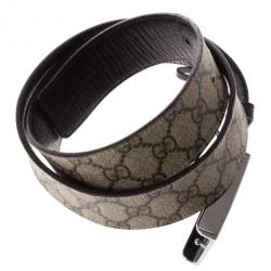 Pre Owned Gucci Beige Guccissima Leather Belt 90CM