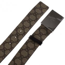 Pre Owned Gucci Beige Guccissima Leather Belt 90CM