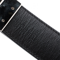 Pre Owned حزام غوتشي GG بإبزيم GG كانفاس سوبريم مقوى بوجهين بيج 110 سم