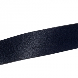 Pre Owned حزام غوتشي إبزيم G متشابك جلد لامع كحلي 90 سم