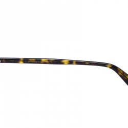 Pre Owned Gucci Havana Brown/ Green Gradient GG0119S Aviator Sunglasses