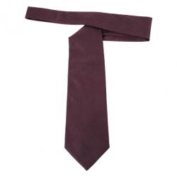 Pre Owned Gucci Purple GG Monogram Woven Silk Tie