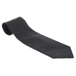 مملوكة مسبقًا Gucci Black 'GG' Monogram Silk Tie