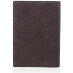 Gucci Brown Passport Cover — Frostytch