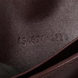 Pre Owned Gucci Brown Guccissima Leather Passport Case