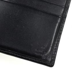 Gucci Black Monogram Billfold Wallet