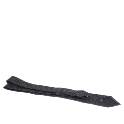 Pre Owned Gucci Navy Blue GG Pattern Jacquard Silk Tie