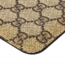Pre Owned Gucci Beige/Brown GG Supreme Canvas iPad Case