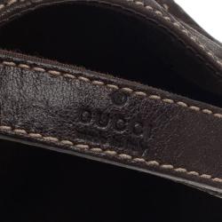 مملوكة مسبقًا قبعة غوتشي غوتشيسما بيسبول جلد بني M