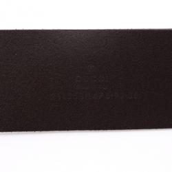 Pre Owned Gucci Black Leather Interlocking G Buckle Belt